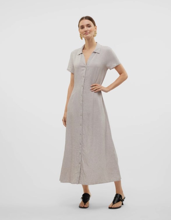 VMLINN SS 7/8 VOLUME DRESS WVN