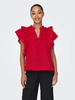 ONLSUNNY LIFE CAPSL FRILL TOP WVN NOOS