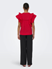 ONLSUNNY LIFE CAPSL FRILL TOP WVN NOOS