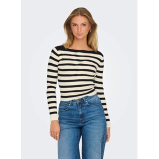 JDYNANNA L/S BOAT NECK PULLOVER KNT