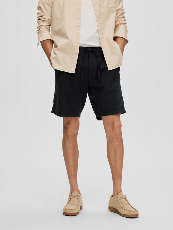 SLHCOMFORT-BRODY LINEN SHORTS W NOOS