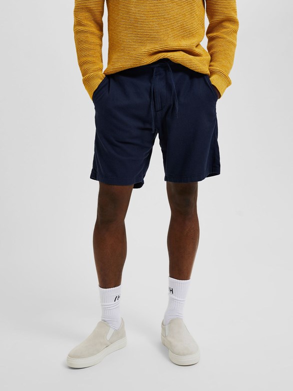 SLHCOMFORT-BRODY LINEN SHORTS W NOOS