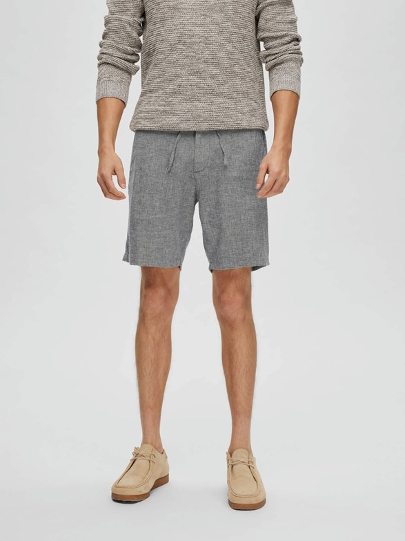 SLHCOMFORT-BRODY LINEN SHORTS W NOOS