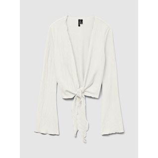 VMTONI LS V-NECK CROPPED TOP JRS GA
