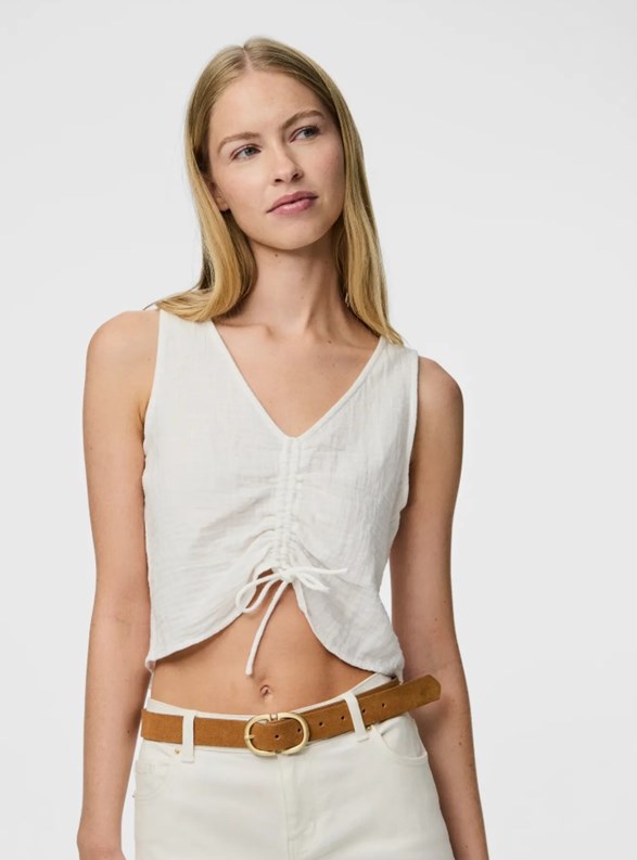 PCSASTINA SL CROPPED TOP WVN BC