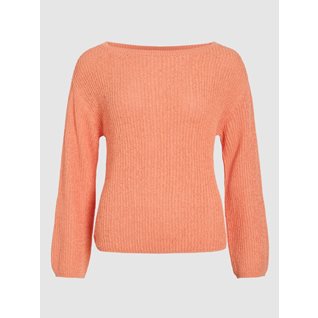 VISUMMI L/S BOATNECK KNIT PULLOVER