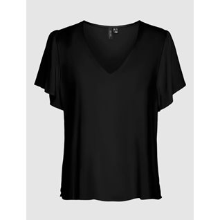 VMEASY JOY V-NECK SS BLOUSE WVN GA