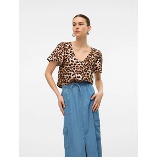 VMEASY JOY V-NECK SS BLOUSE WVN GA