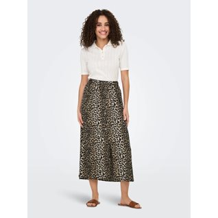 ONLNOVA LIFE ELITE BUTTON SKIRT AOP