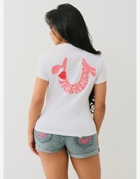 EMBROIDERED TR HS SS TEE