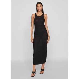 VIMARGOT OPEN O-NECK S/L KNIT DRESS/R