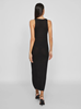VIMARGOT OPEN O-NECK S/L KNIT DRESS/R