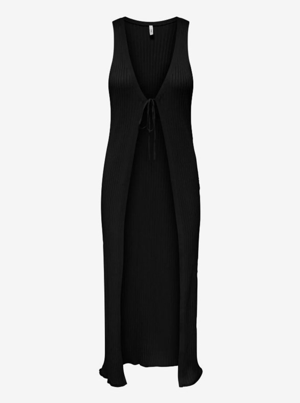 ONLMEDDI SL TIE MAXI VEST KNT