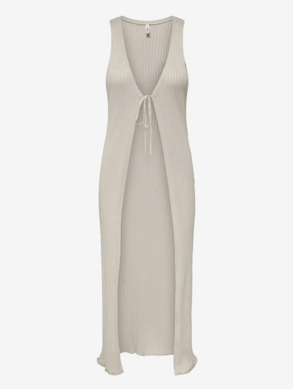 ONLMEDDI SL TIE MAXI VEST KNT