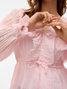 VMDORA L/S FRILL PLEAT TOP WVN EXP