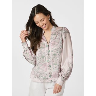Massima Paisley Border Blouse