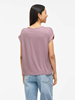 VIELLETTE S/S SATIN TOP/SU - NOOS