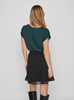VIELLETTE S/S SATIN TOP/SU - NOOS