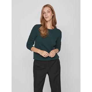 VIDALO O-NECK L/S KNIT TOP/SU - NOOS