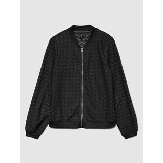 VMBECCA LS BOMBER LACE TOP JRS