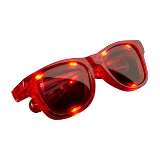 LED glasögon Röda