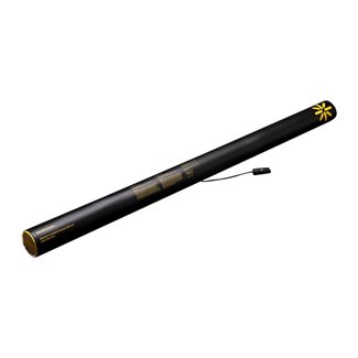 Electrical Confetti Cannon 80 cm Gold Metallic