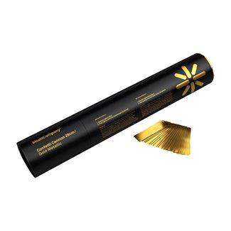 Konfettirör 28 cm Guld Supreme