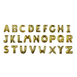 Foil balloon Gold Letters 100 cm