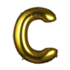 Foil balloon Gold Letters 100 cm