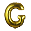 Foil balloon Gold Letters 100 cm