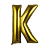 Foil balloon Gold Letters 100 cm