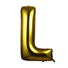 Foil balloon Gold Letters 100 cm