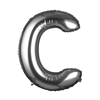 Foil balloon Silver Letters 100 cm