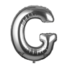 Foil balloon Silver Letters 100 cm