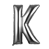 Foil balloon Silver Letters 100 cm