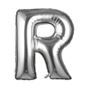 Foil balloon Silver Letters 100 cm