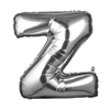 Foil balloon Silver Letters 100 cm