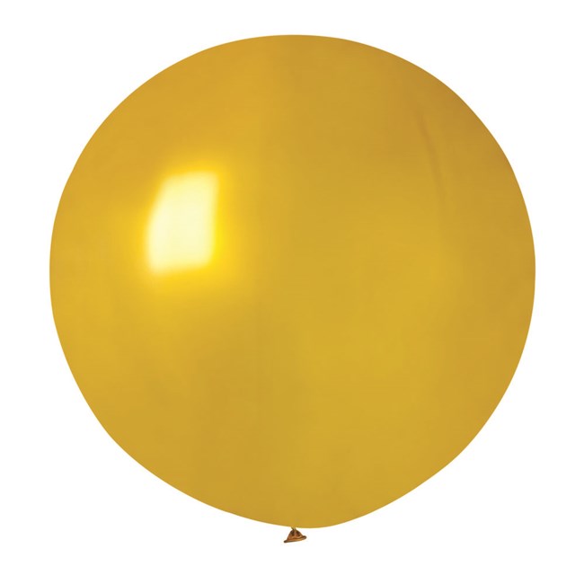 Stor Ballong Guld 80 cm