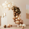 Ballongbåge Taupe/Brun/Peach