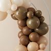 Ballongbåge Taupe/Brun/Peach