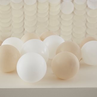 Balloon Pack - 5 inch - Nude/White