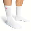 Socks with pictogram embroidery