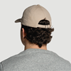 Beige cap with pictogram embroidery