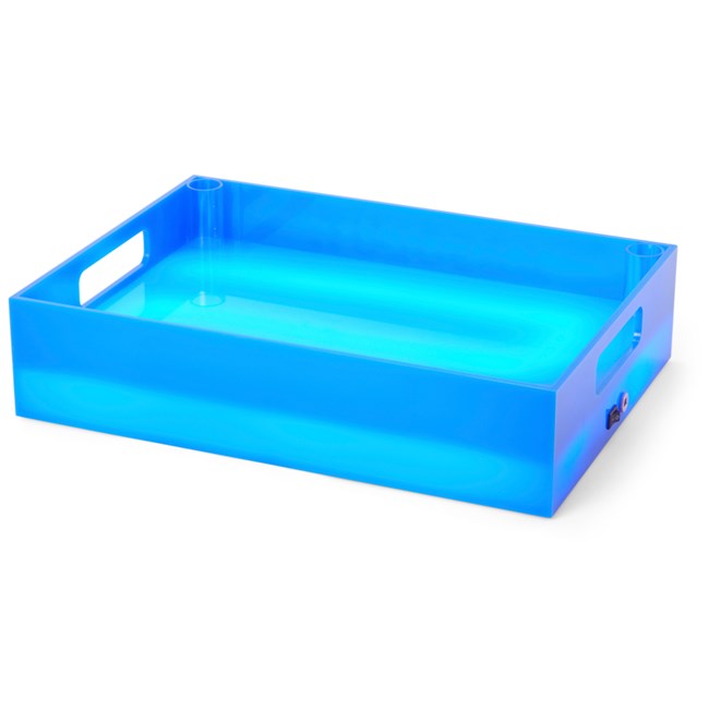 LED drink tray with custom print