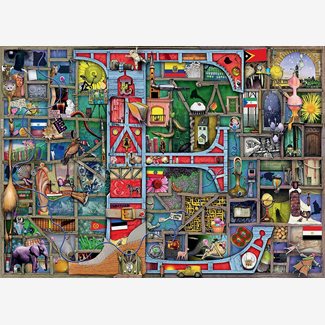 1000 bitar - Colin Thompson, Awesome alphabet, E&F