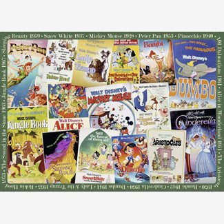 1000 bitar - Disney vintage movie post