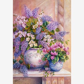 1500 bitar - Lilac Flowers