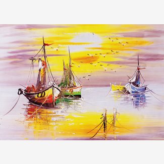 500 bitar - Evening sun