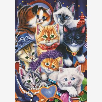 1000 bitar - Jenny Newland, Kittens In Closet