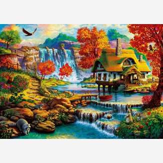 1000 bitar - Country house by the water fall